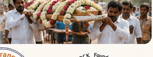 A dignified farewell procession
